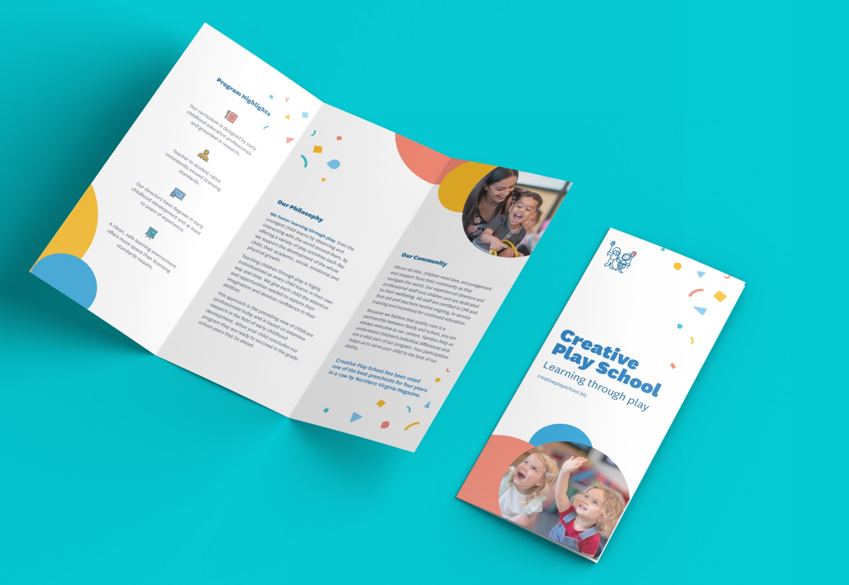 Creative Play School branding