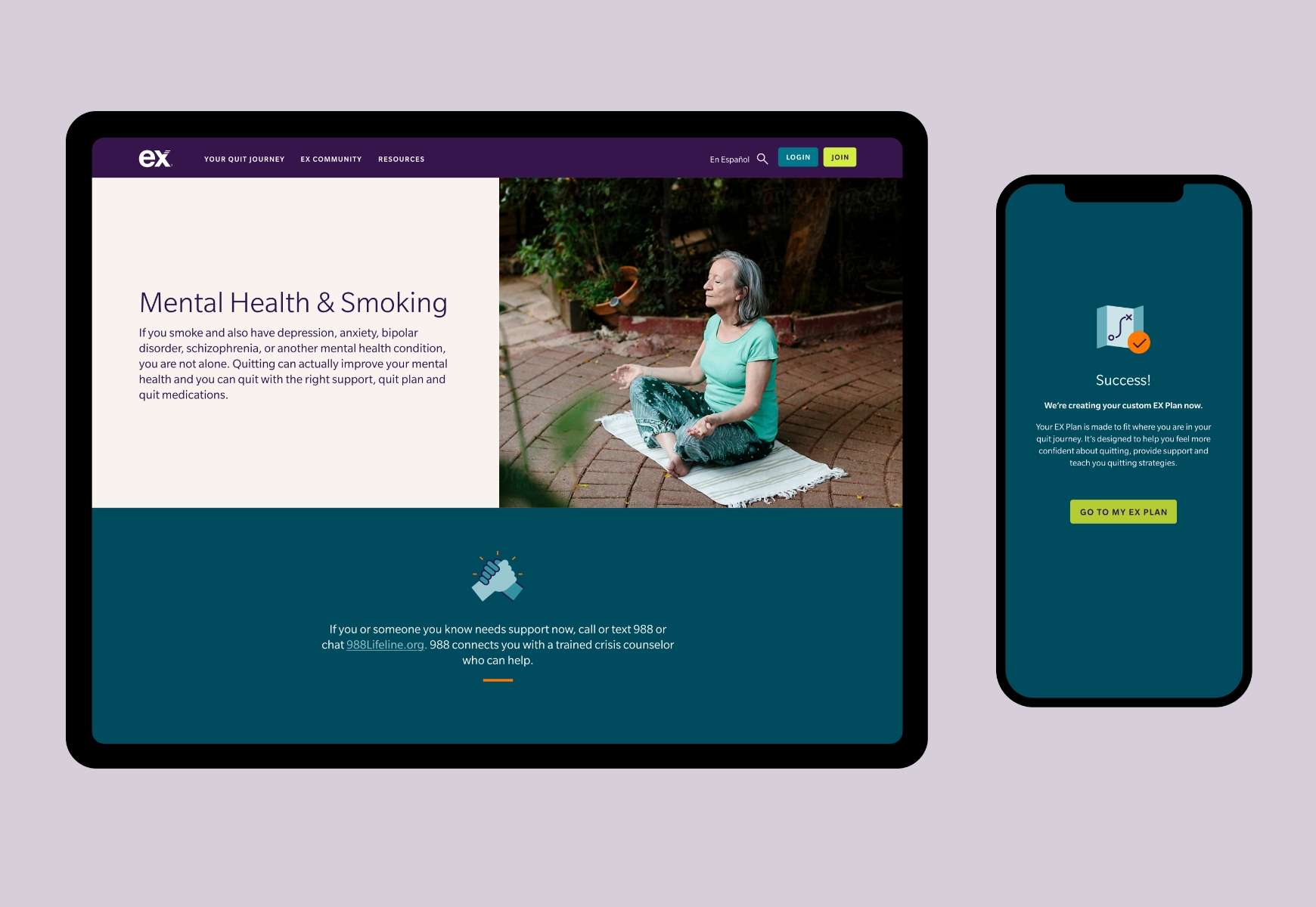 EX responsive web design